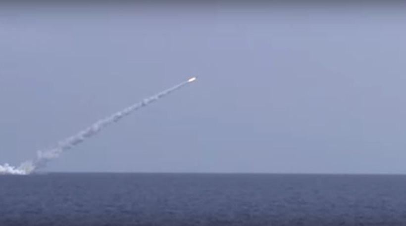 Ρωσικό υποβρύχιο έπληξε από απόσταση 300 χιλιομέτρων, τζιχαντιστές στη Συρία (βίντεο)